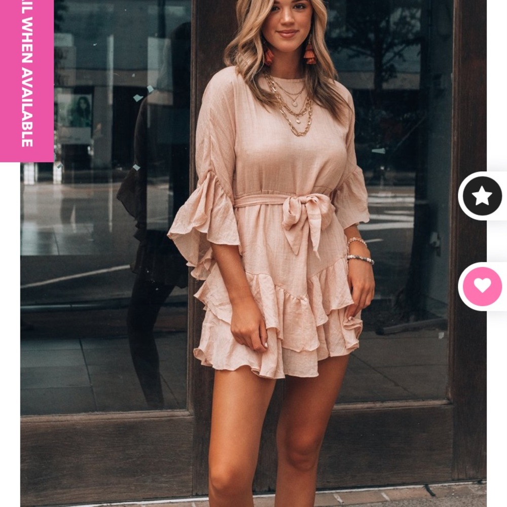 Ruffle Mini Dress
